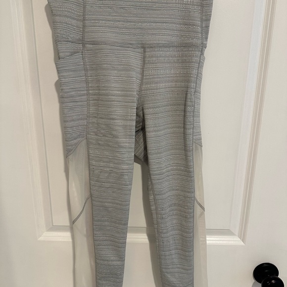 Athleta Pants - Athleta Gray & White Leggings